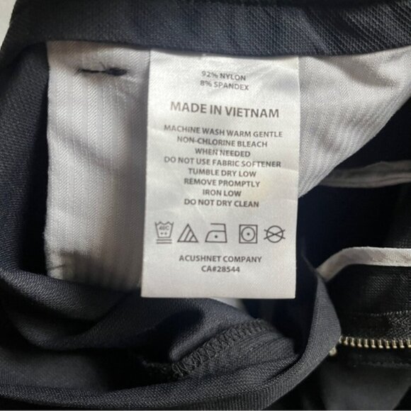 Footjoy woven golf black shorts Sz 42 - Picture 9 of 12